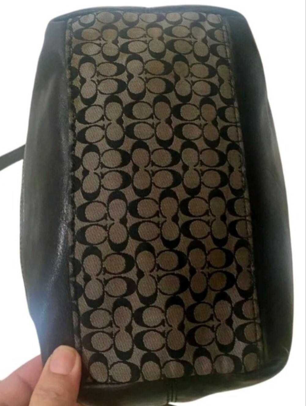 Coach Legacy 19918 Signature Stripe Duffle Bag Shoulder Bag EUC 2012 - Picture 3 of 7